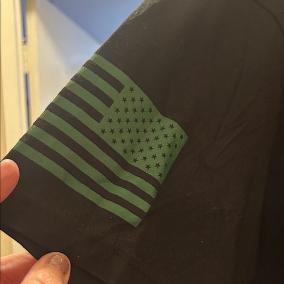 Grunt Style Black Tee with Red Yippie Ki Yay - Picture 2 of 5